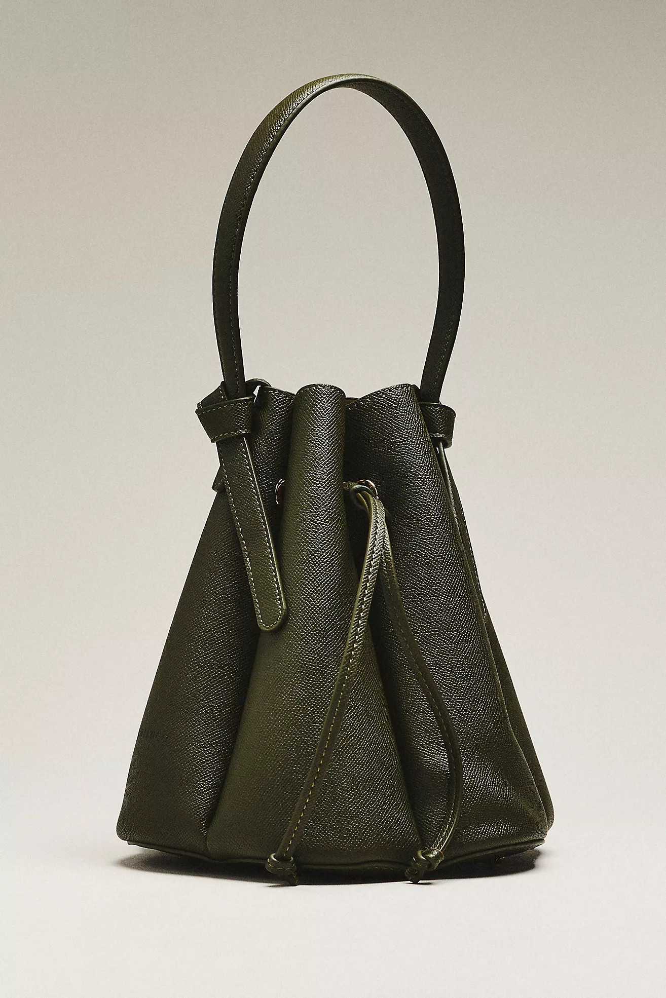 Laguna Cinched Vegan Leather Bucket Bag | Anthropologie (US)