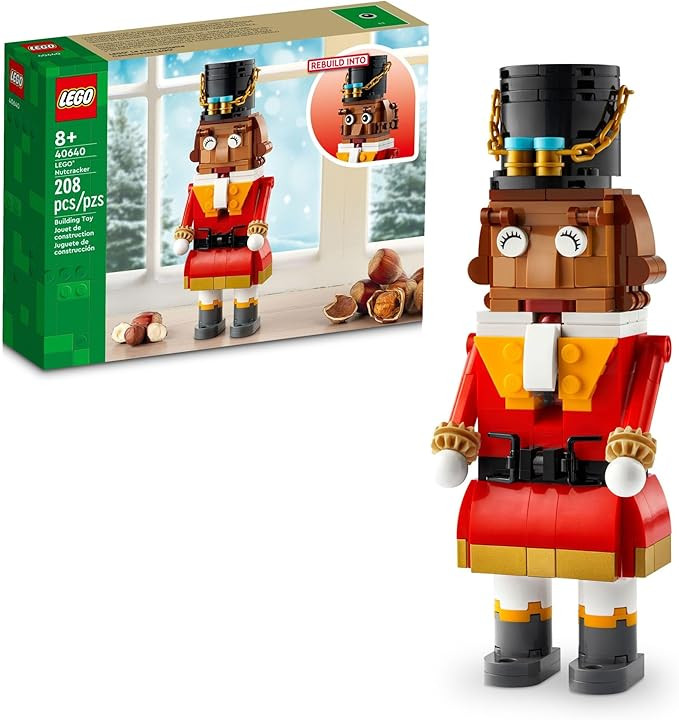 LEGO Nutcracker Christmas Decor - Building Toys for Kids, Boys & Girls, Ages 8+ - Nutcracker Deco... | Amazon (US)