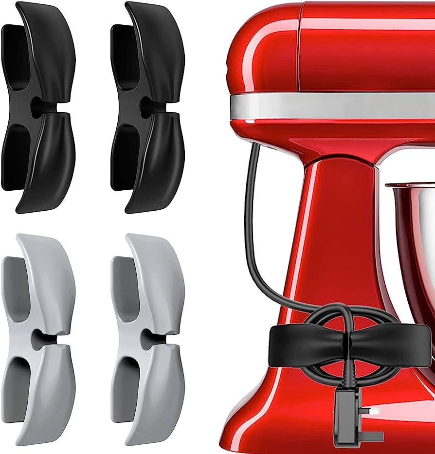 Cord Organizer for Kitchen Appliances - 4pack Upgraded Adhesive Cord Winder Wrapper Holder Cable ... | Amazon (US)