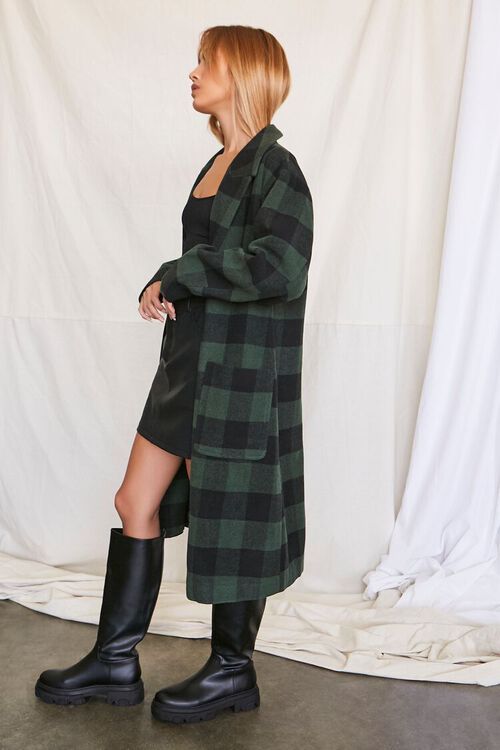 Buffalo Plaid Open-Front Coat | Forever 21 (US)