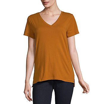 a.n.a Womens Short Sleeve T-Shirt | JCPenney