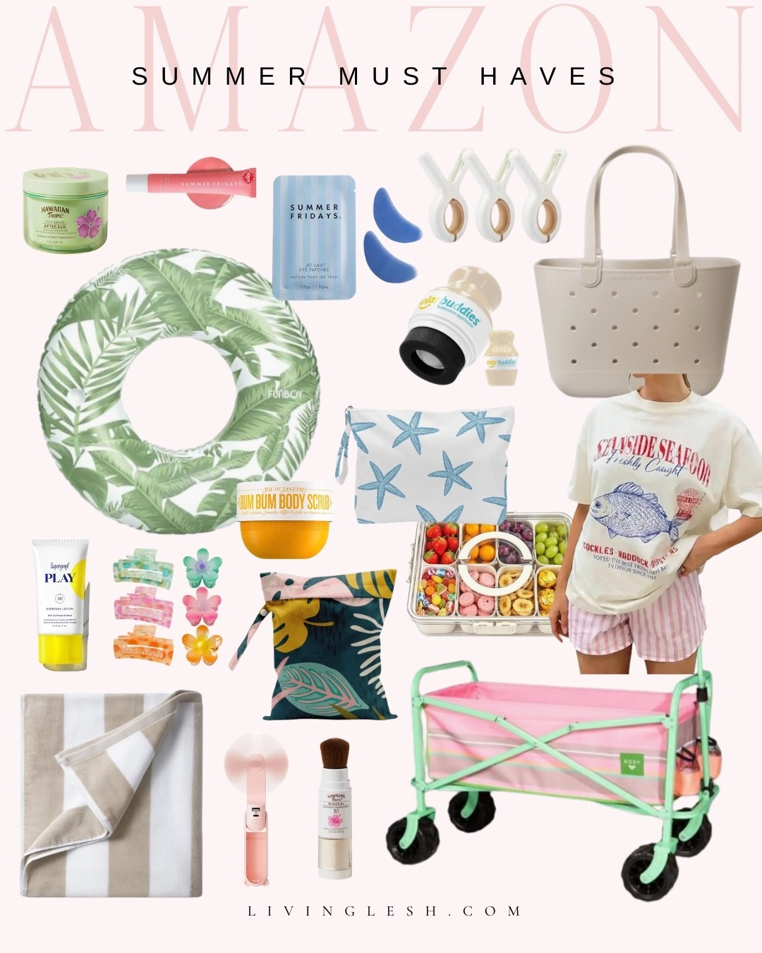 Amazon finds | Amazon summer must haves | Summer essentials | Pool must haves | Beach day | Beach must haves | Amazon beauty | Beauty finds | Summer beauty essentials | Sunscreen | Pool float | Summer outfit | Summer must haves

#LTKActive #LTKSeasonal #LTKSwim