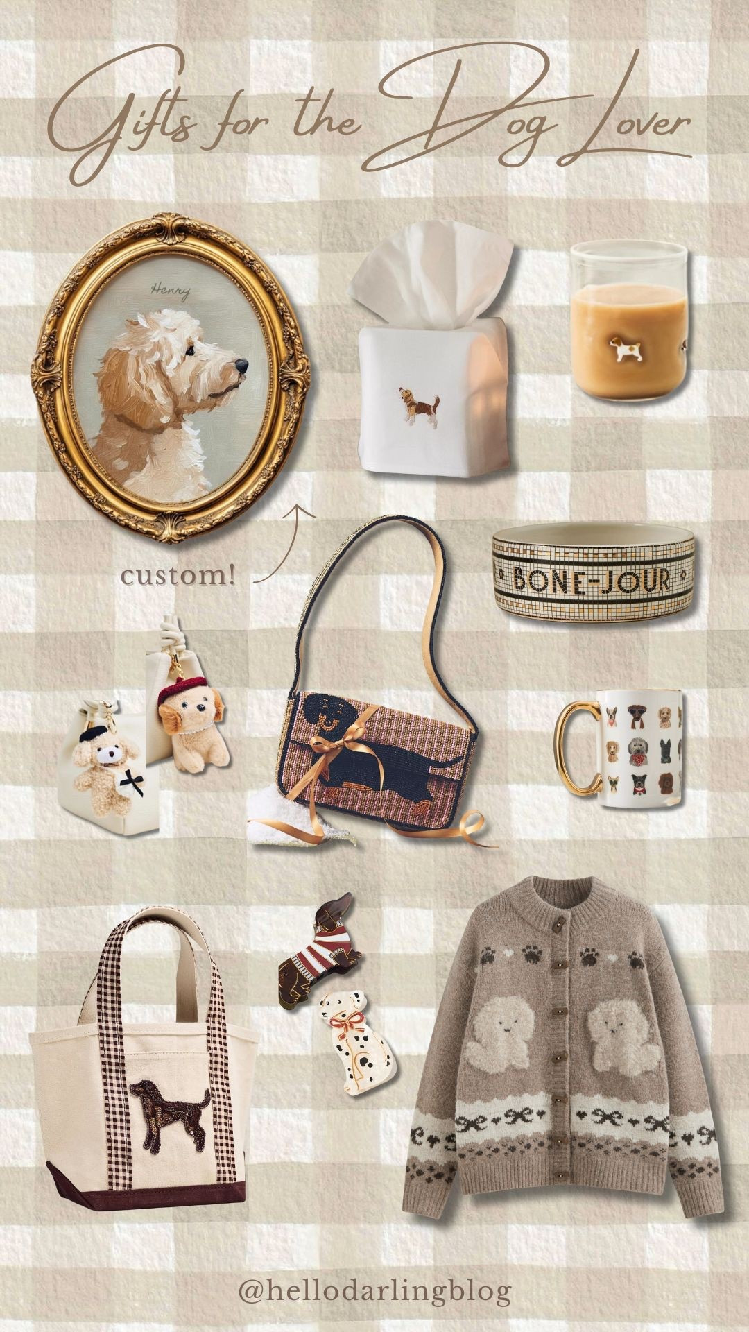 Gift ideas for the dog lover! So many of these dog lover gifts are also part of the Anthropologie Black Friday sale, with tons of items 30% off right now. I rounded up the cutest dog-themed gifts for pet owners, including custom pet portraits, dog mugs, cozy sweaters, tote bags, cups, keychains & charms, and unique accessories for anyone obsessed with their pup. These dog lover gifts are perfect for Christmas, stocking stuffers, and holiday gifting — affordable, personalized, and so cute for any dog mom or dog dad. Shop all my favorite pet lover gift ideas below! 

dog gift guide, gifts for the dog lover, dog lover gifts, gifts for dog owners, dog mom gifts, pet parent gifts, holiday gift guide, Christmas gift ideas, stocking stuffer ideas, under $50 gifts, personalized gifts, custom pet portrait, dog accessories, dog themed home decor, pet lover gifts, dog breed gifts, small dog accessories, dog lover kitchen items,  dog lover fashion

#LTKHoliday #LTKGiftGuide #LTKCyberWeek
