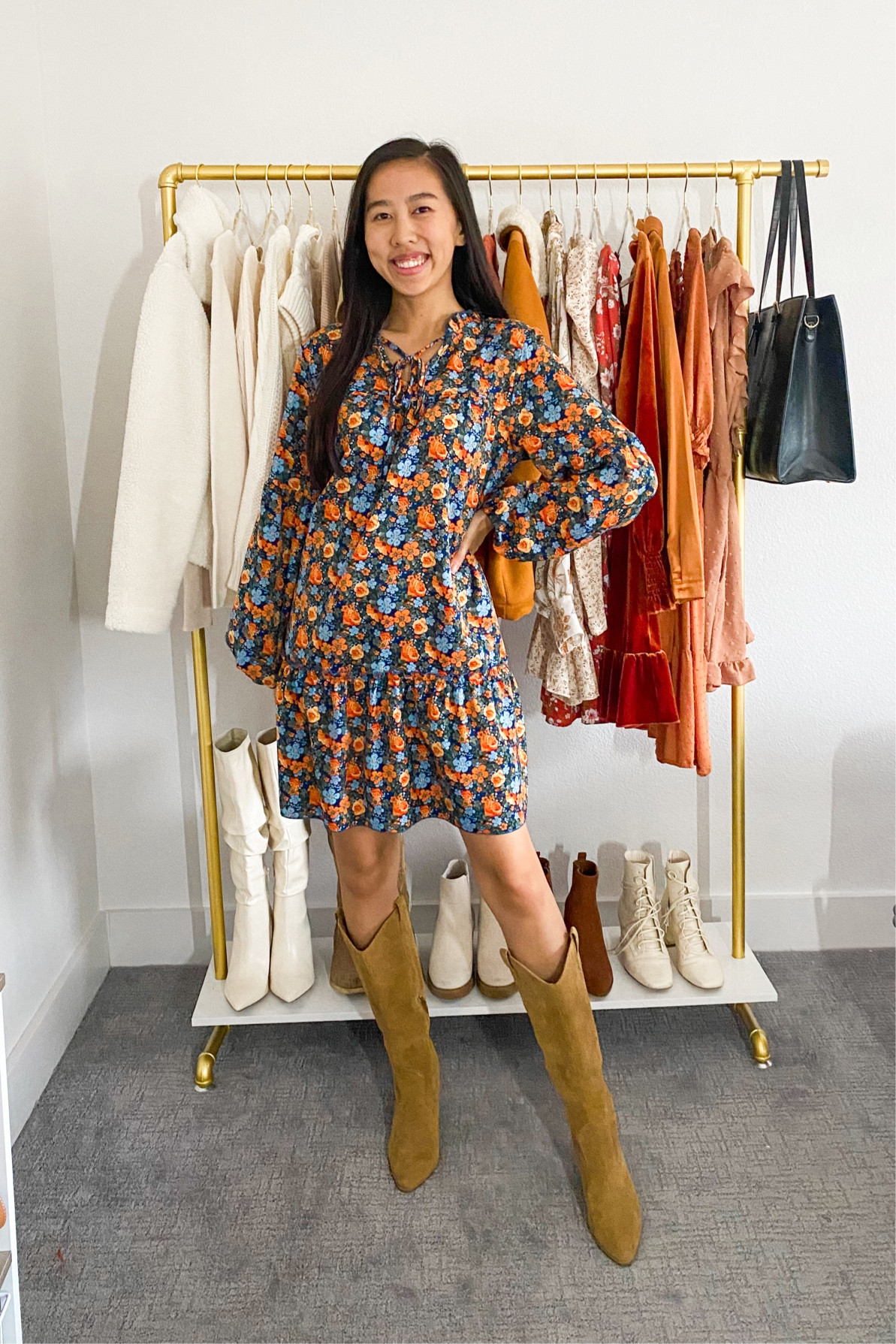 Dress (small), thanksgiving outfit, thanksgiving fashion, fall outfit, fall fashion, fall look, amazon fall fashion, amazon thanksgiving outfit, floral dress 

#LTKHoliday #LTKSeasonal #LTKfindsunder50