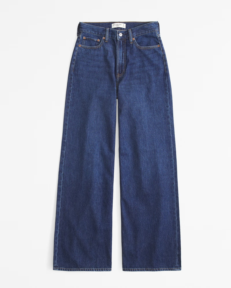 High Rise Wide Leg Jean | Abercrombie & Fitch (US)