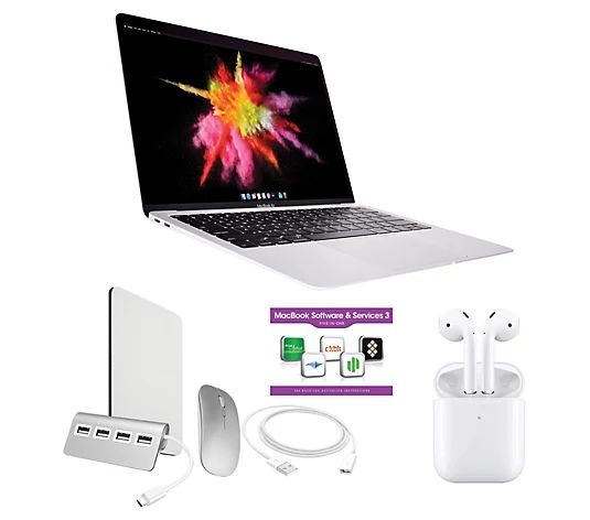Apple MacBook Air 13" Intel i5 512GB SSD with AirPods & More - QVC.com | QVC