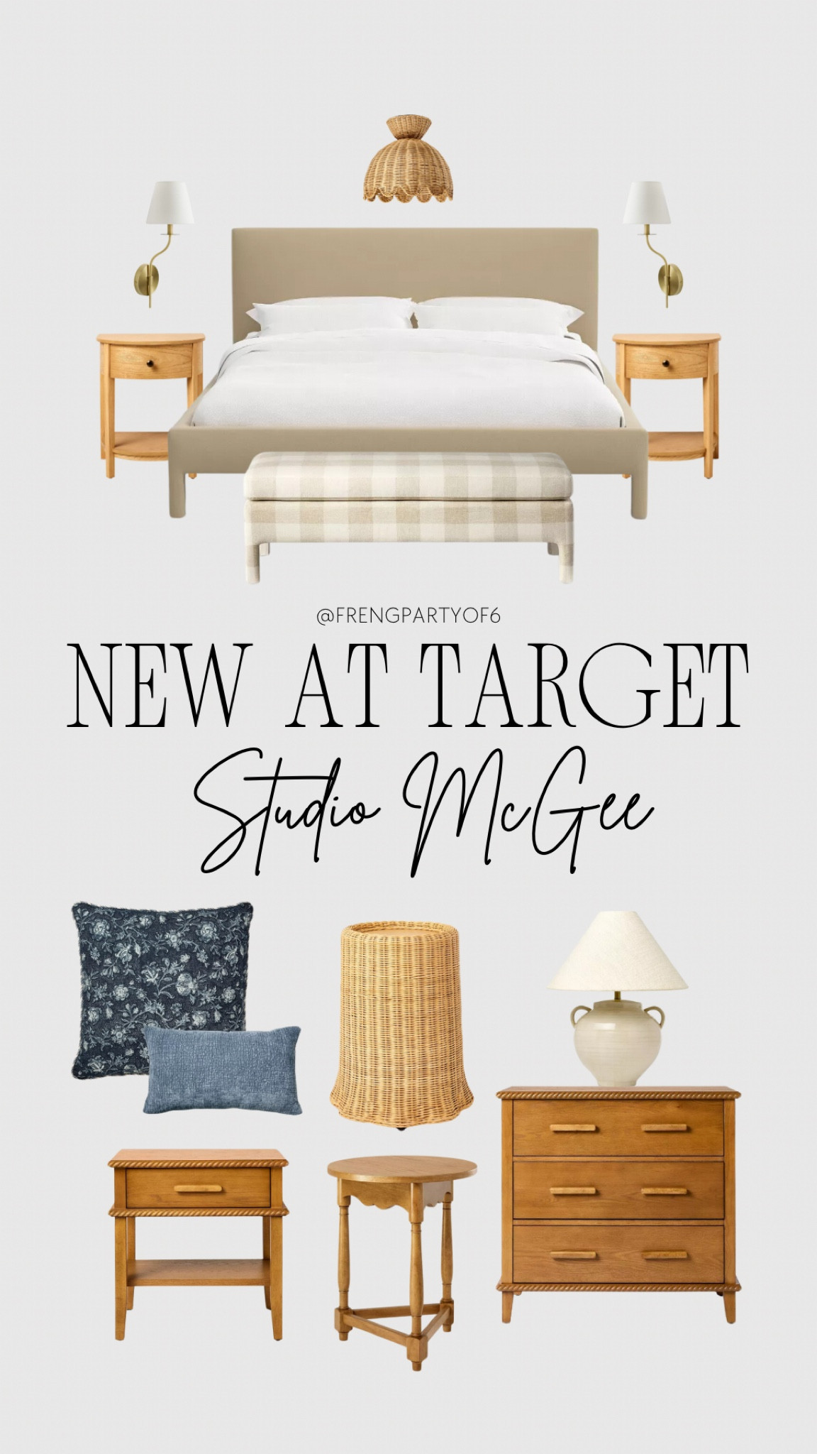 New bedroom finds at target from the new studio McGee collection! The gingham bench is so cute and would work for a living room or entryway. I’m also loving all the nightstand options.

#LTKHome #LTKFindsUnder50 #LTKFindsUnder100