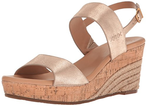 UGG Women's Elena Metallic Wedge Sandal | Amazon (US)