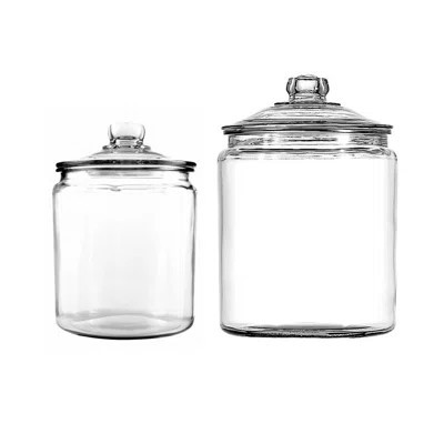 Anchor Hocking; 2 Piece; 1 Gallon, Half Gallon Heritage Hill Jar Set | Wayfair North America