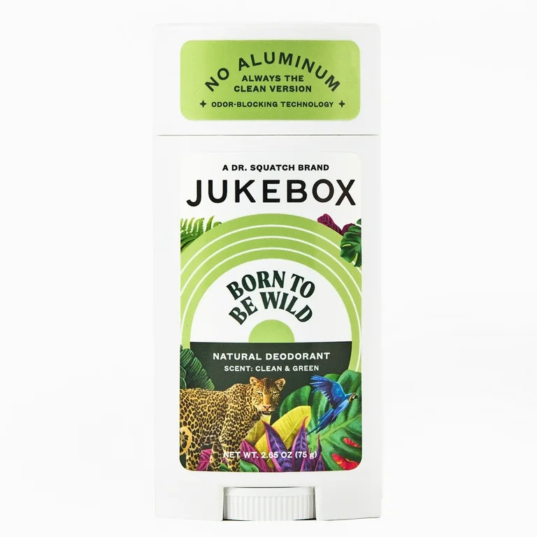 Jukebox Born To Be Wild Natural Deodorant Aluminum Free Deodorant for Women, 2.65 oz | Walmart (US)