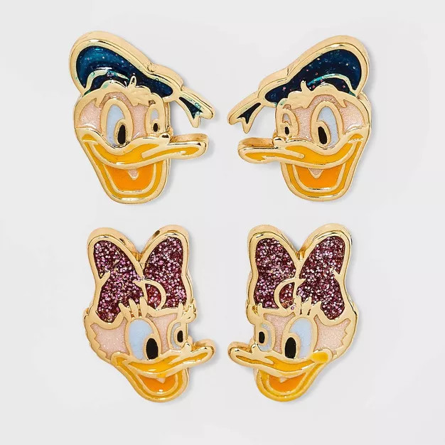 Multi SUGARFIX by BaubleBar Disney Donald Duck and Daisy Duck Stud Earrings | Target