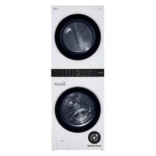 WashTower Stacked SMART Laundry Center 4.5 Cu.Ft. Front Load Washer & 7.4 Cu.Ft. Electric Dryer i... | The Home Depot