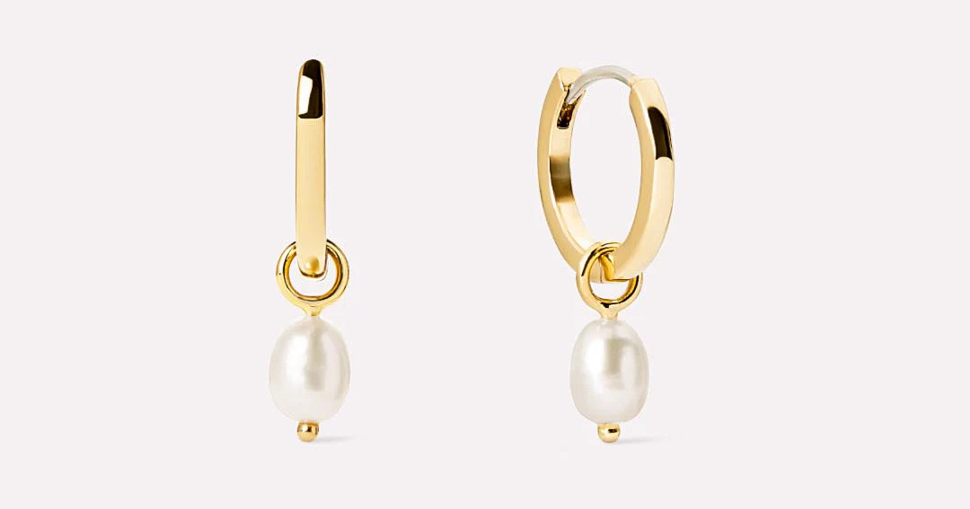 Pearl Huggie Earrings | Ana Luisa