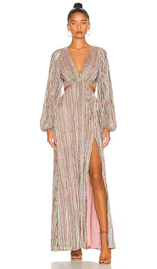 x REVOLVE Jerri Maxi Dress in Metallic Multi | Revolve Clothing (Global)