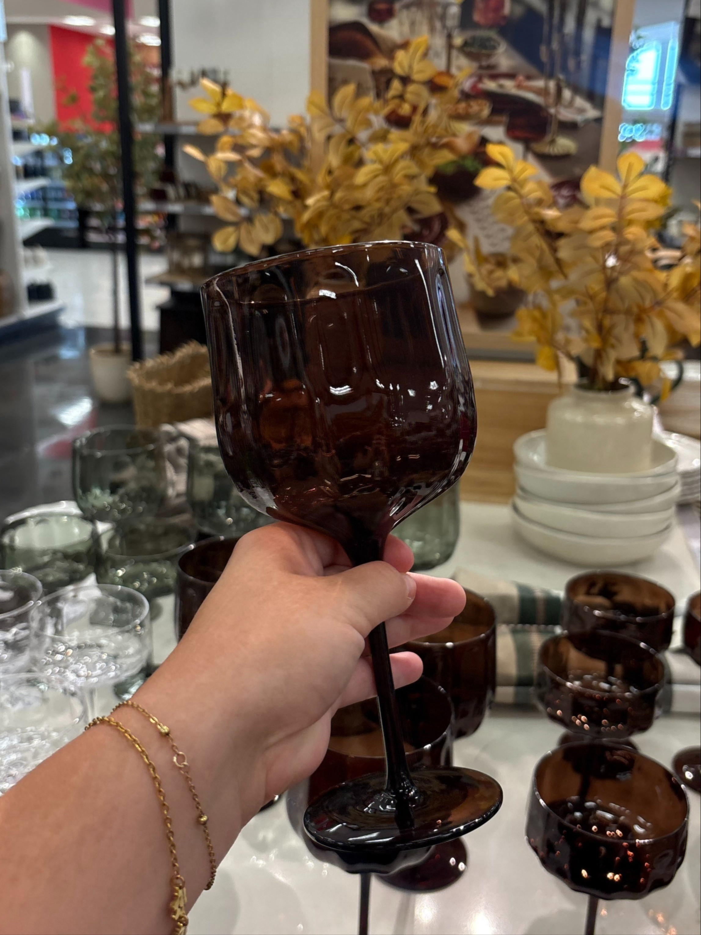Gorgeous brown wine glasses for fall from Target!  

 #LTKmomlife #LTKSeasonal #LTKHome