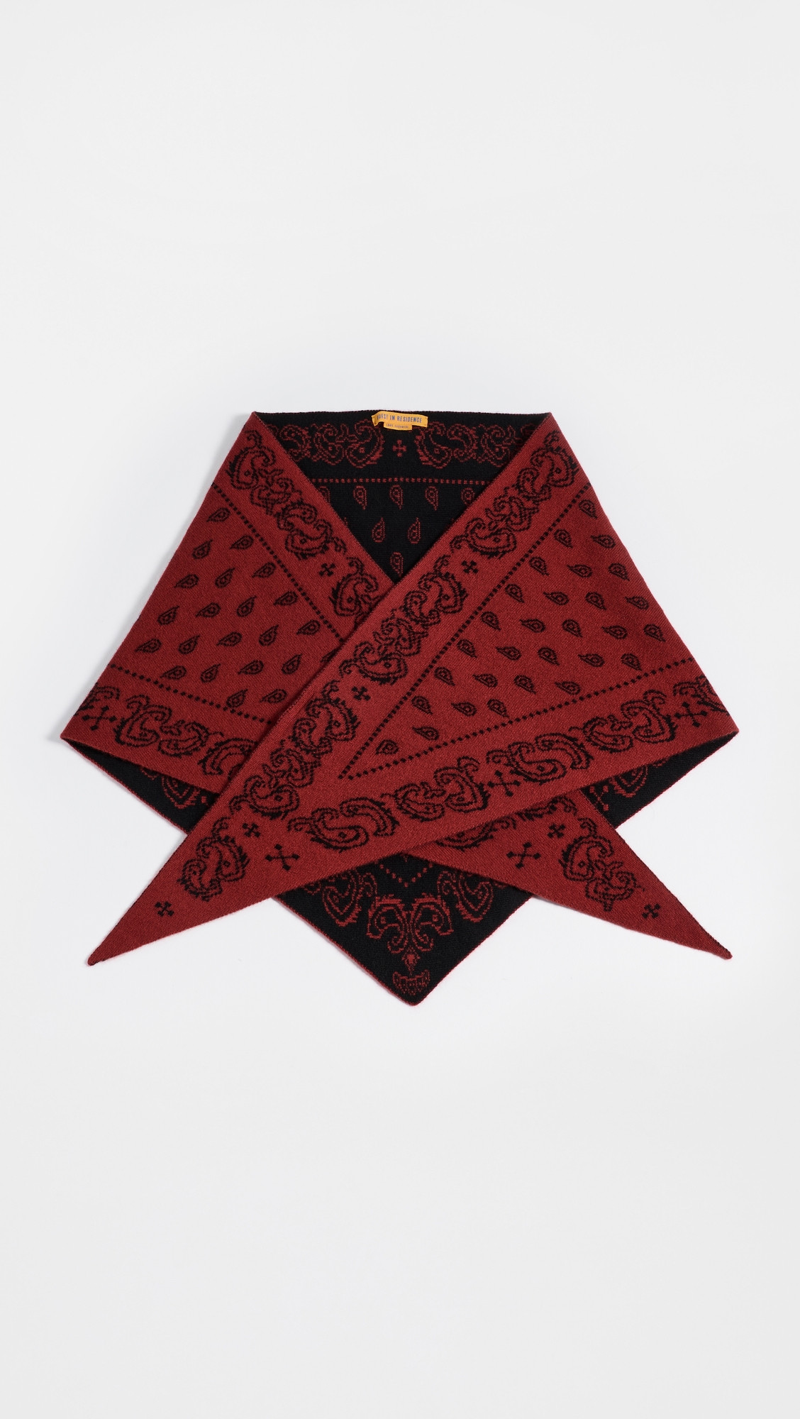 Guest in Residence The Wild Rag Bandana Scarf Carmine/Black One Size | Shopbop