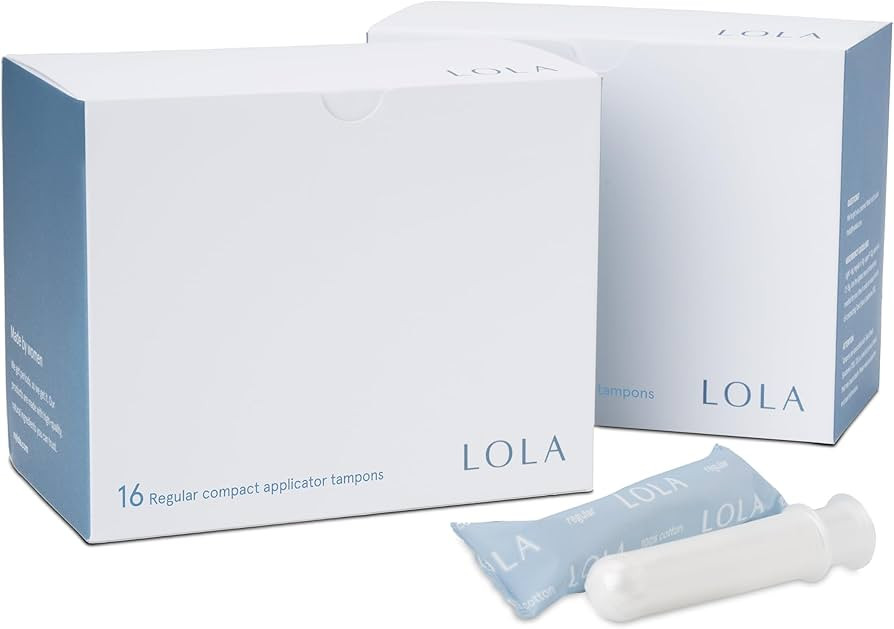 LOLA Organic Tampons, 32 Count - Regular Non-Toxic Tampons, Period Feminine Hygiene Products, HSA... | Amazon (US)