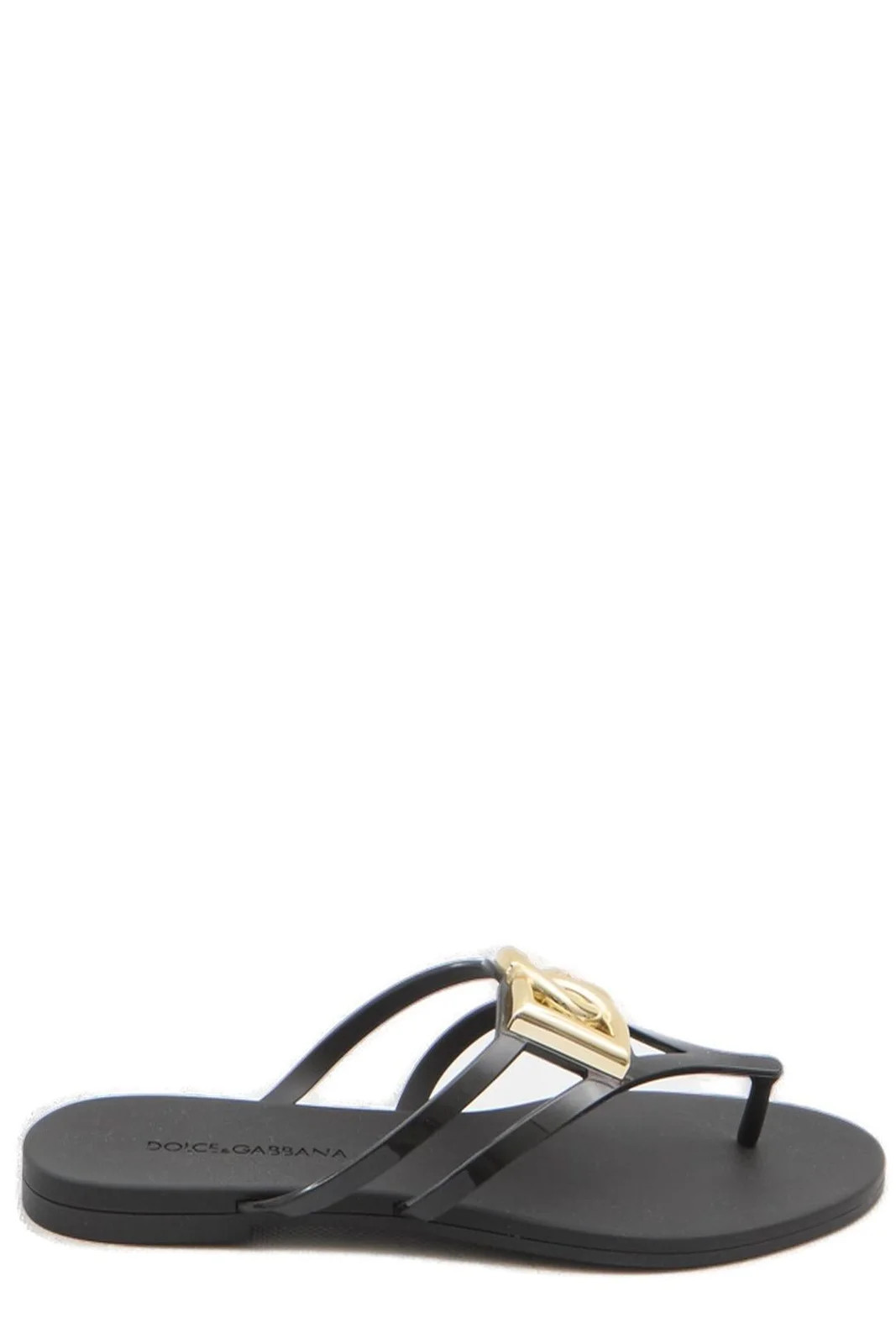 Dolce & Gabbana Logo Plaque Flip Flops | Cettire Global