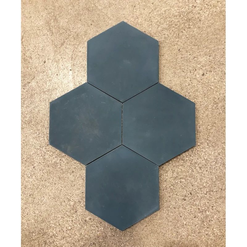 Menara 8" x 9" Cement Honeycomb Mosaic Wall & Floor Tile | Wayfair North America