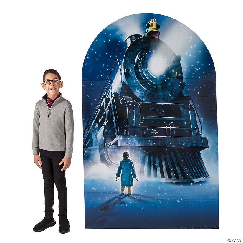 The Polar Express™ Train Cardboard Cutout Stand-Up | Oriental Trading Company