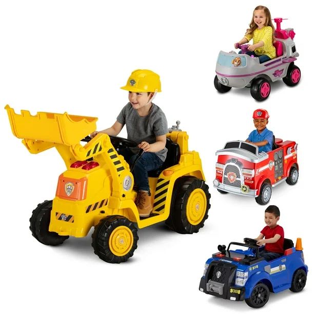 Nickelodeon’s PAW Patrol: Rubble’s Digger, 6-Volt Ride-On Toy by Kid Trax, ages 3 – 5, yell... | Walmart (US)