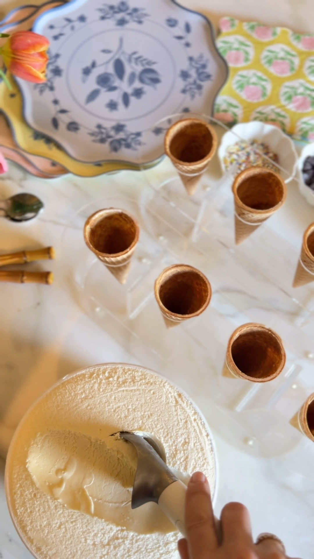 PRIME DAY DEAL! Grab this heated ice cream scoop before the sale ends tonight!

Now is the perfect time to put together an ice cream bar for your next party or gathering! These acrylic ice cream cone holders help to make dessert prep a breeze. If you don’t have this heated ice cream scoop, you’re missing out! It heats as soon as you pick it up and helps to create those perfect scoops of ice cream. You can also find all of the details in my bio!

#hostingidea #icecreambar #dessertideas

#LTKmomlife #LTKHome #LTKSaleAlert