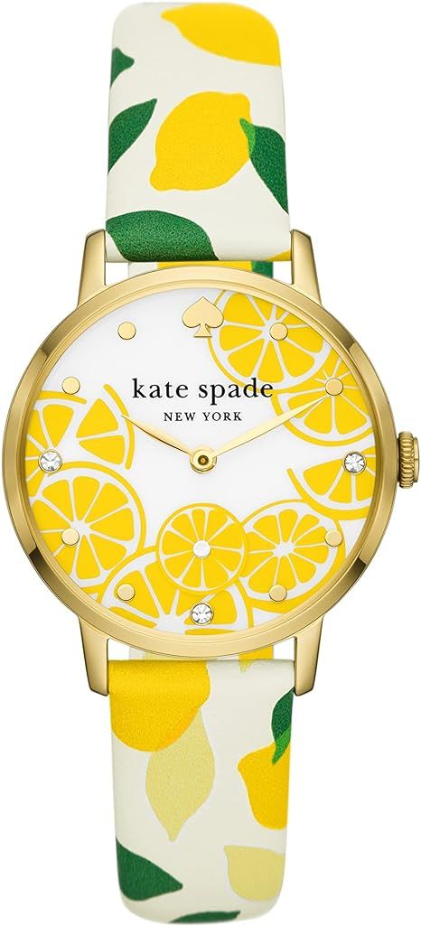 Kate Spade New York Metro Women's Watch with Stainless Steel Mesh or Leather Band | Amazon (US)