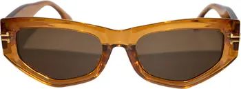Wren 52mm Polarized Geometric Sunglasses | Nordstrom