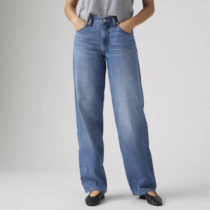Baggy Dad Linen+ Denim Lightweight Women's Jeans | Levi's CA