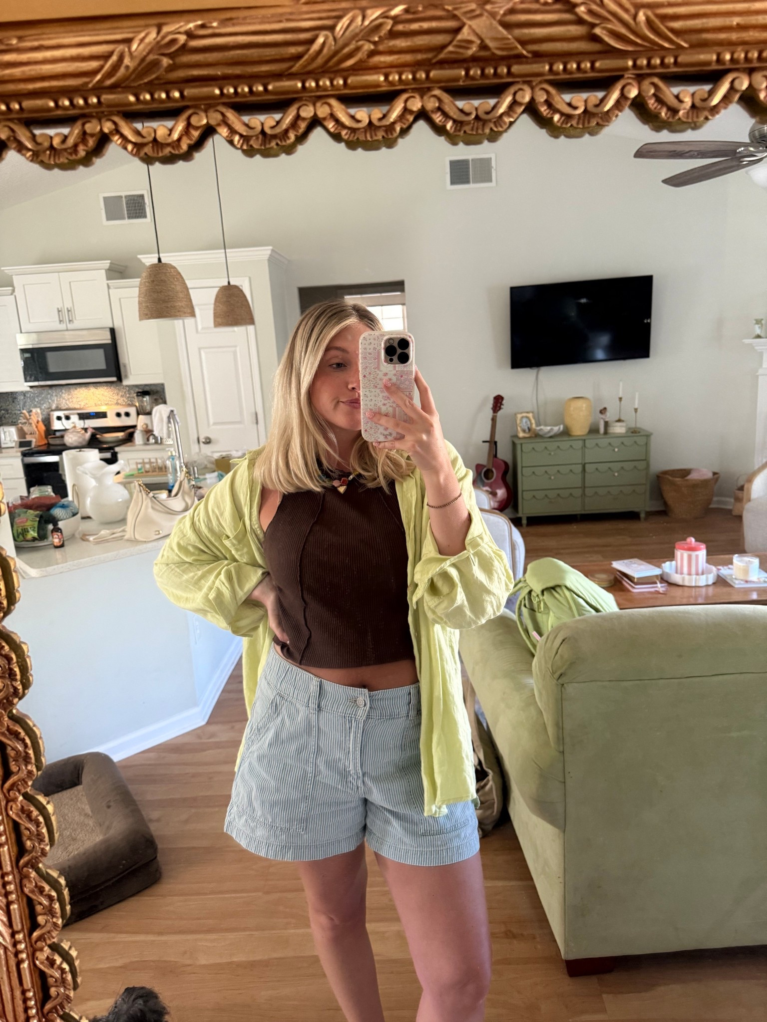 everything thrifter besides the shorts! elastic and great for postpartum 

#LTKSaleAlert