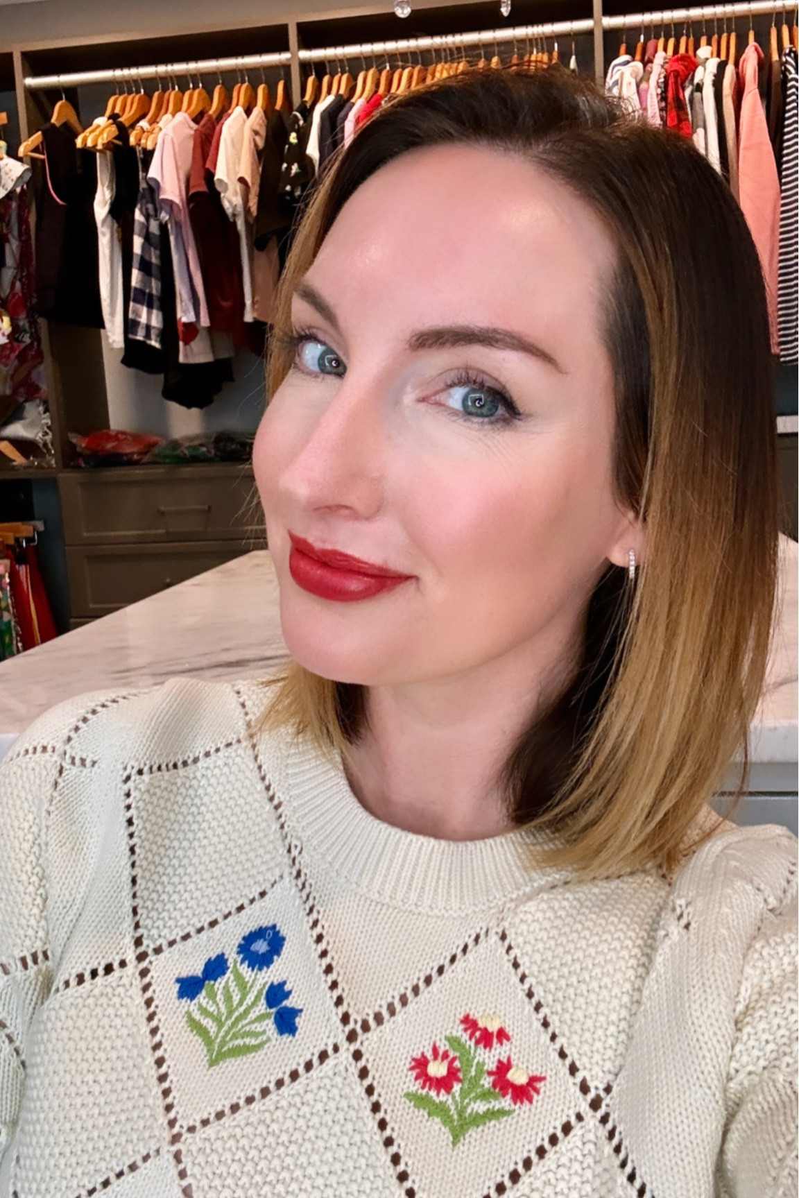 Makeup and sweater vibez. 

#LTKstyletip #LTKbeauty