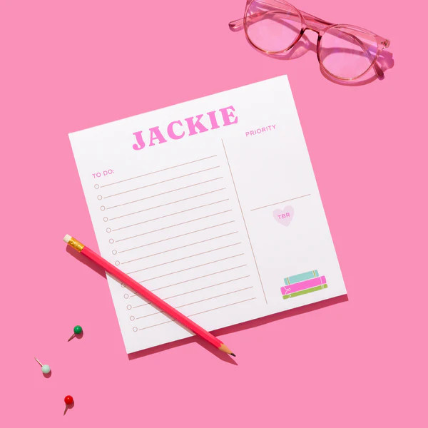 Book Lovers Personalized Notepad | Joy Creative Shop