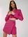 Aria Cove cropped boxy blazer set in hot pink | ASOS (Global)