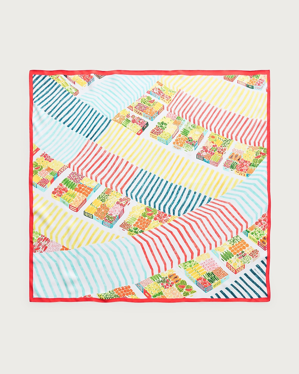Printed silk scarf | J. Crew US