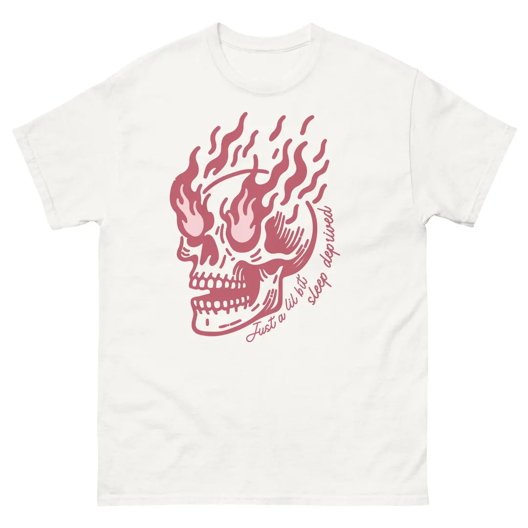 Just a Lil Bit Sleep Deprived T-shirt Funny Exhausted Parent Tee Relatable Humor Shirt Halloween ... | Etsy (US)