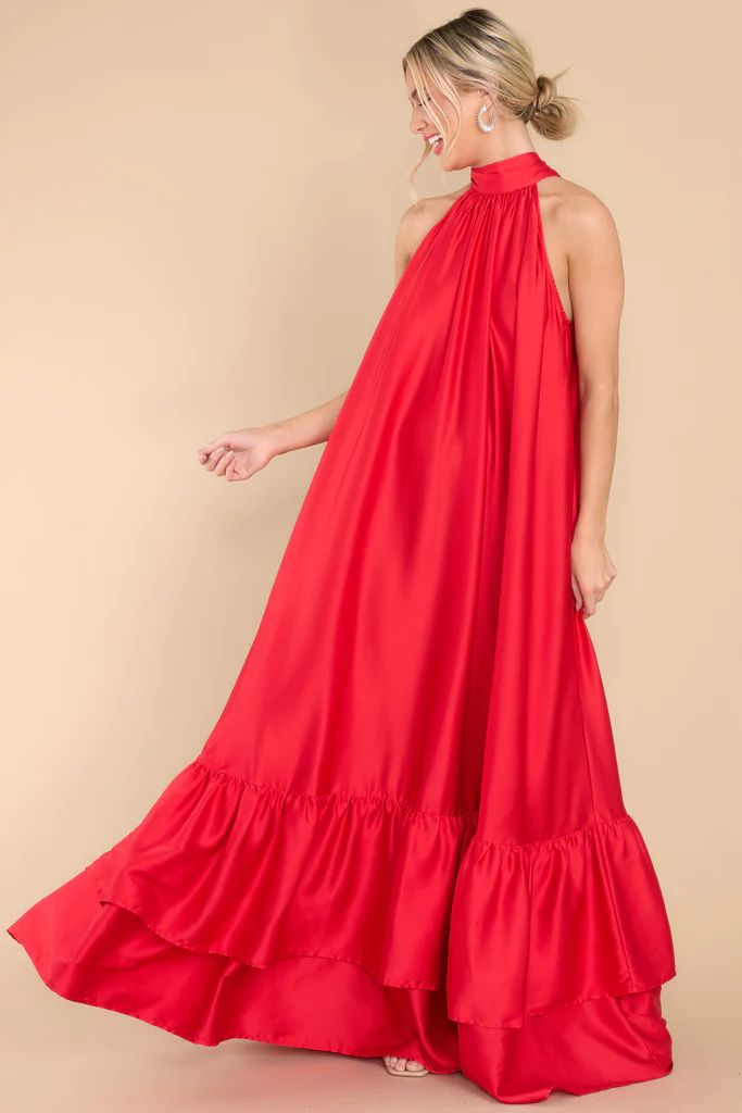 Talk About Beauty Red Maxi Dress | Red Dress 