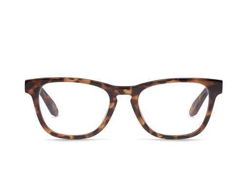 Quay - Blue Light Glasses for Men & Women, Square Lenses with Blue Light Protection (Hardwire Medium, Tortoise) | Amazon (US)
