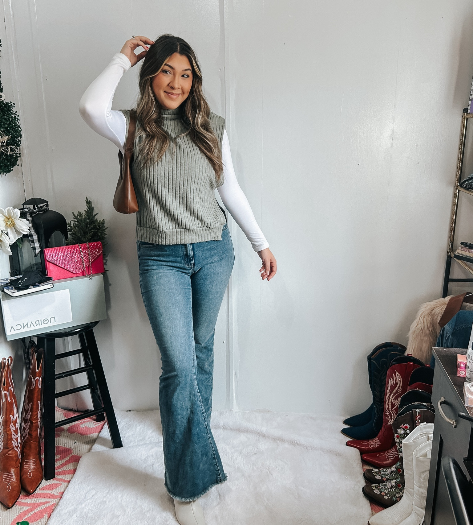 Outfit ideas. Ootd, spring outfits, flare pants, casual ootd 

#LTKstyletip #LTKMostLoved #LTKSpringSale