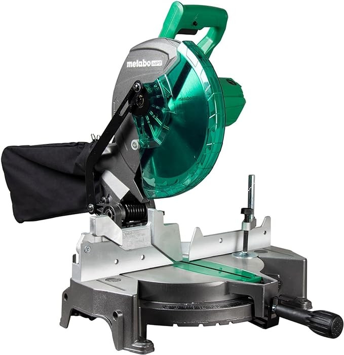 Metabo HPT 10-Inch Compound Miter Saw, 15-Amp Power Saw with Large 10-Inch Table, Precision Miter... | Amazon (US)