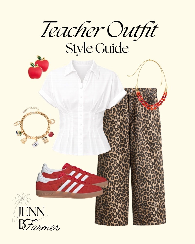 The trendy leopard pants everyone is wearing this summer and fall!!

teacher outfit, teacher style, outfit inspo, daily style, trendy outfit, leopard pants, look for less, back to school outfit, back to school shopping

#LTKootd #LTKgrwm