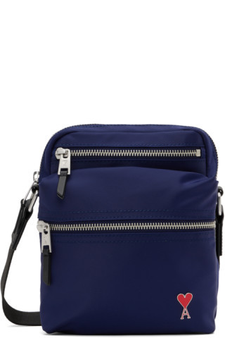 Blue Ami de Cœur Messenger Bag | SSENSE