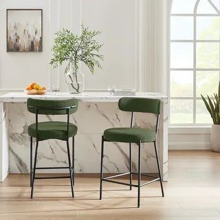 Molly Boucle Counter Stool | Bed Bath & Beyond