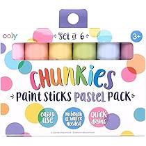 Chunkies Paint Sticks: Pastel - Set of 6 | Amazon (US)