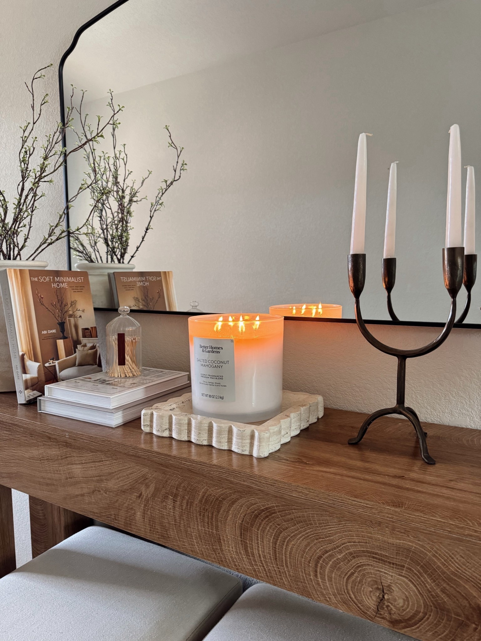 this walmart candle is huge!! and super affordable for the size. It smells amazing 🤩 

#LTKU #LTKHome #LTKSaleAlert