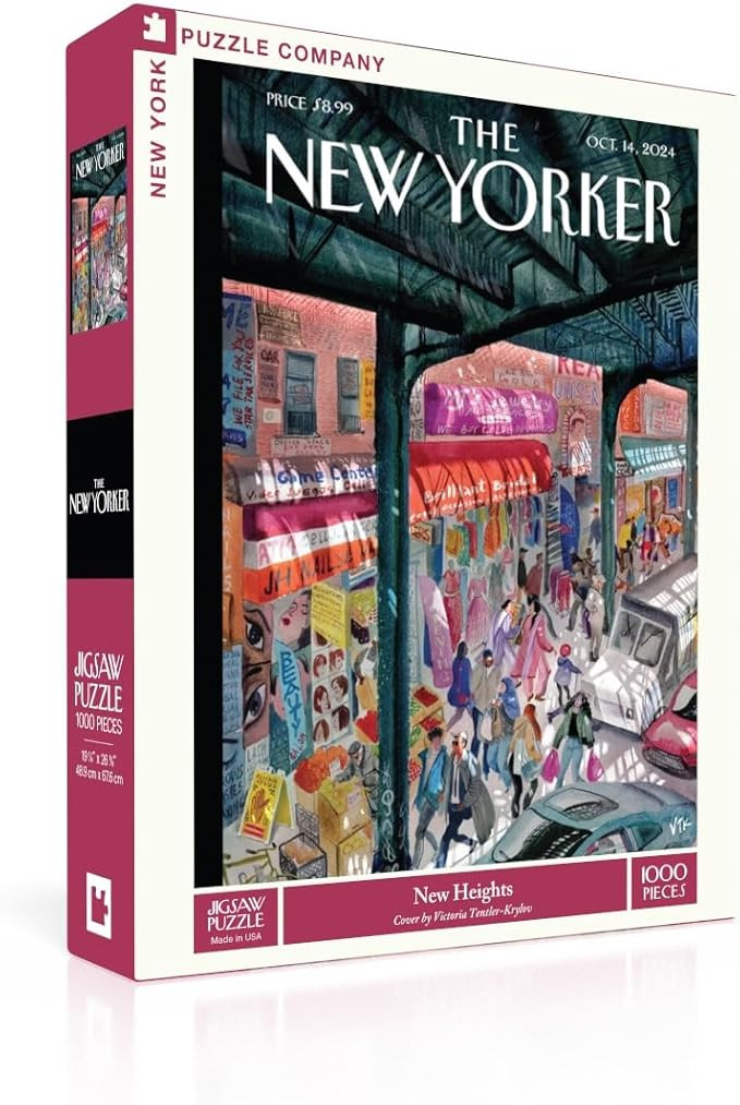 New York Puzzle Company - New Yorker New Heights - 1000 Piece Jigsaw Puzzle for Family Game Night... | Amazon (US)