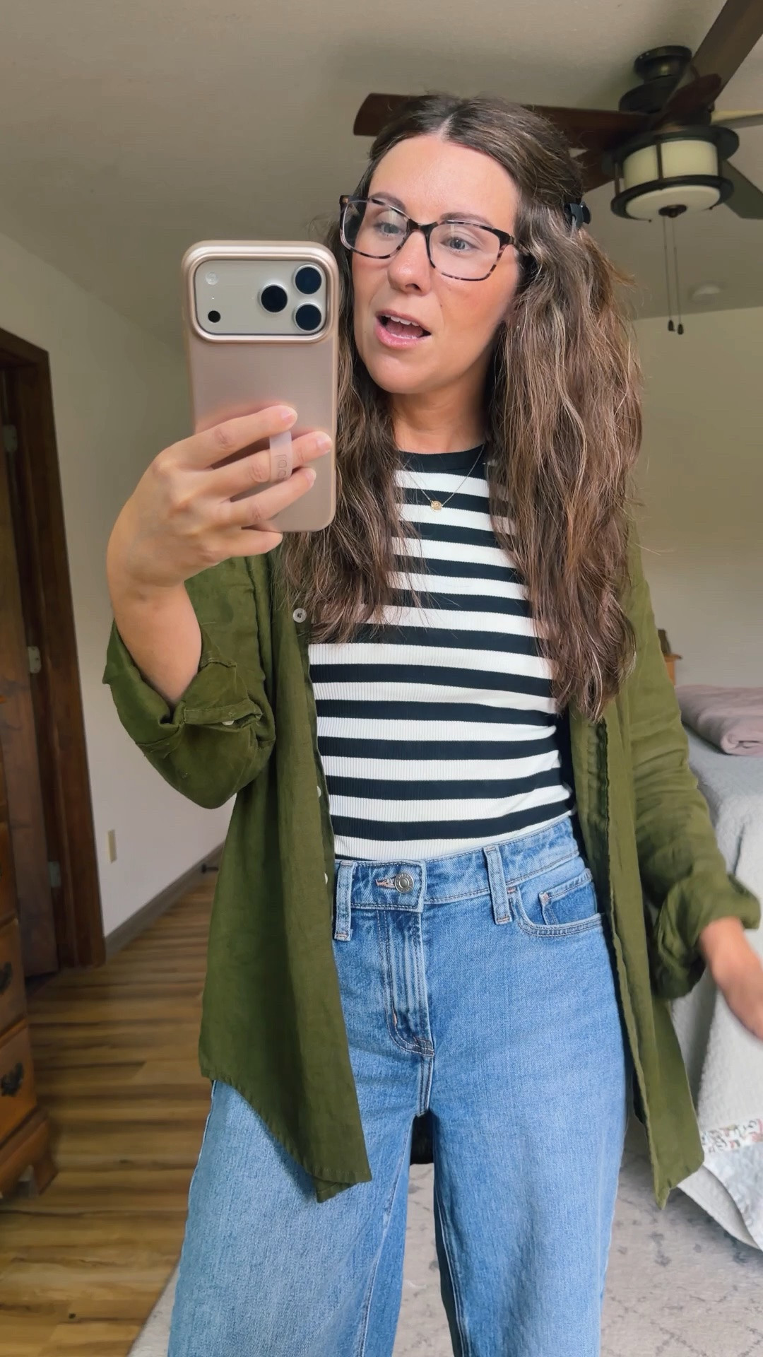 small in my tank and xs in my linen button up shirt. My jeans are size 00 short/petite. My sandals are size 6

#LTKPetite #LTKstorytime #LTKSeasonal