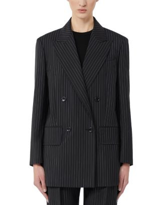 Wool Pinstriped Blazer | Bloomingdale's (US)