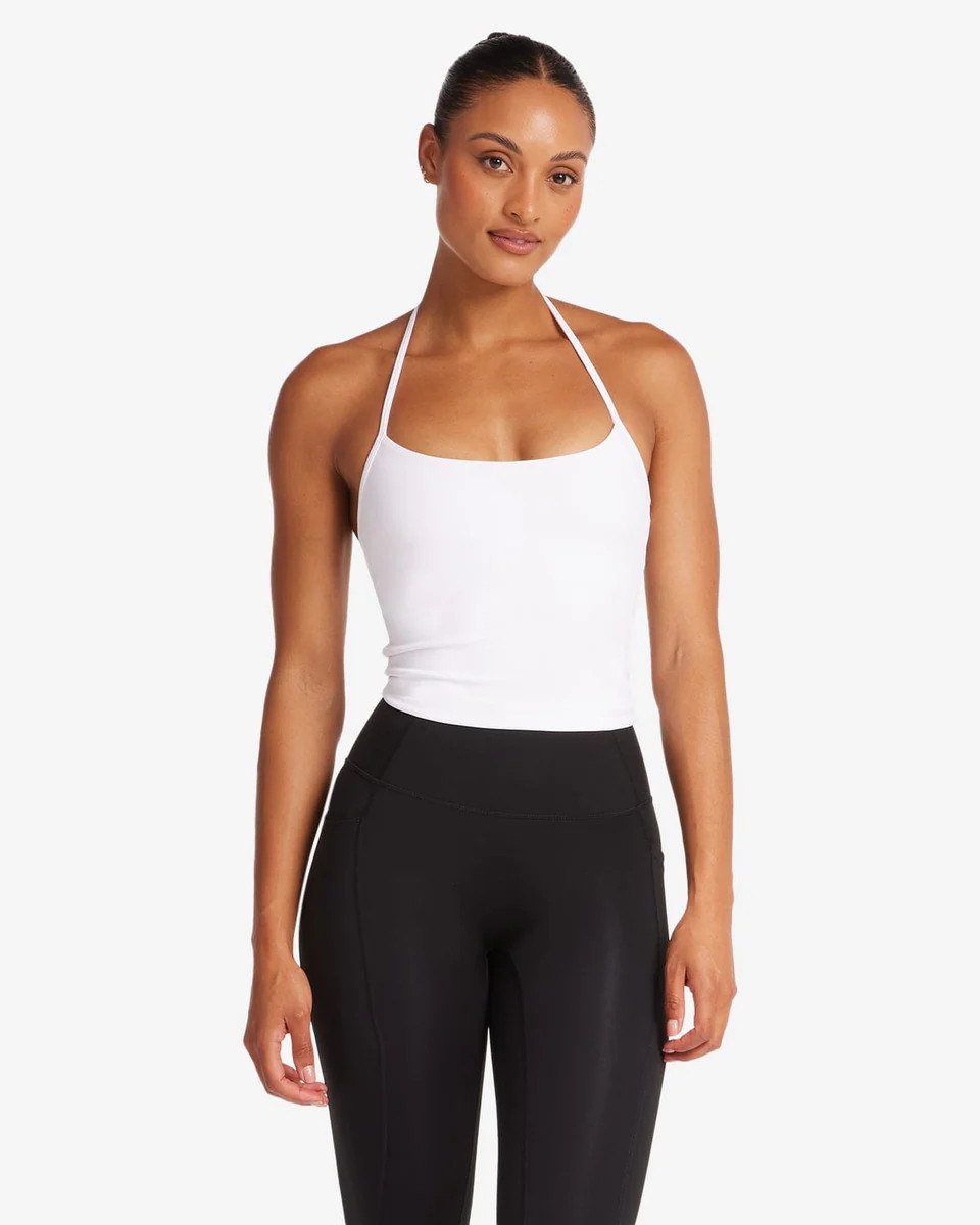 Activluxe Suki Tank | White | Crop Shop Boutique AU