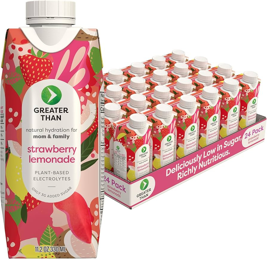 Greater Than Nutrient Hydration Beverage, Electrolyte Drink for Gut Health & Energy with Coconut ... | Amazon (US)