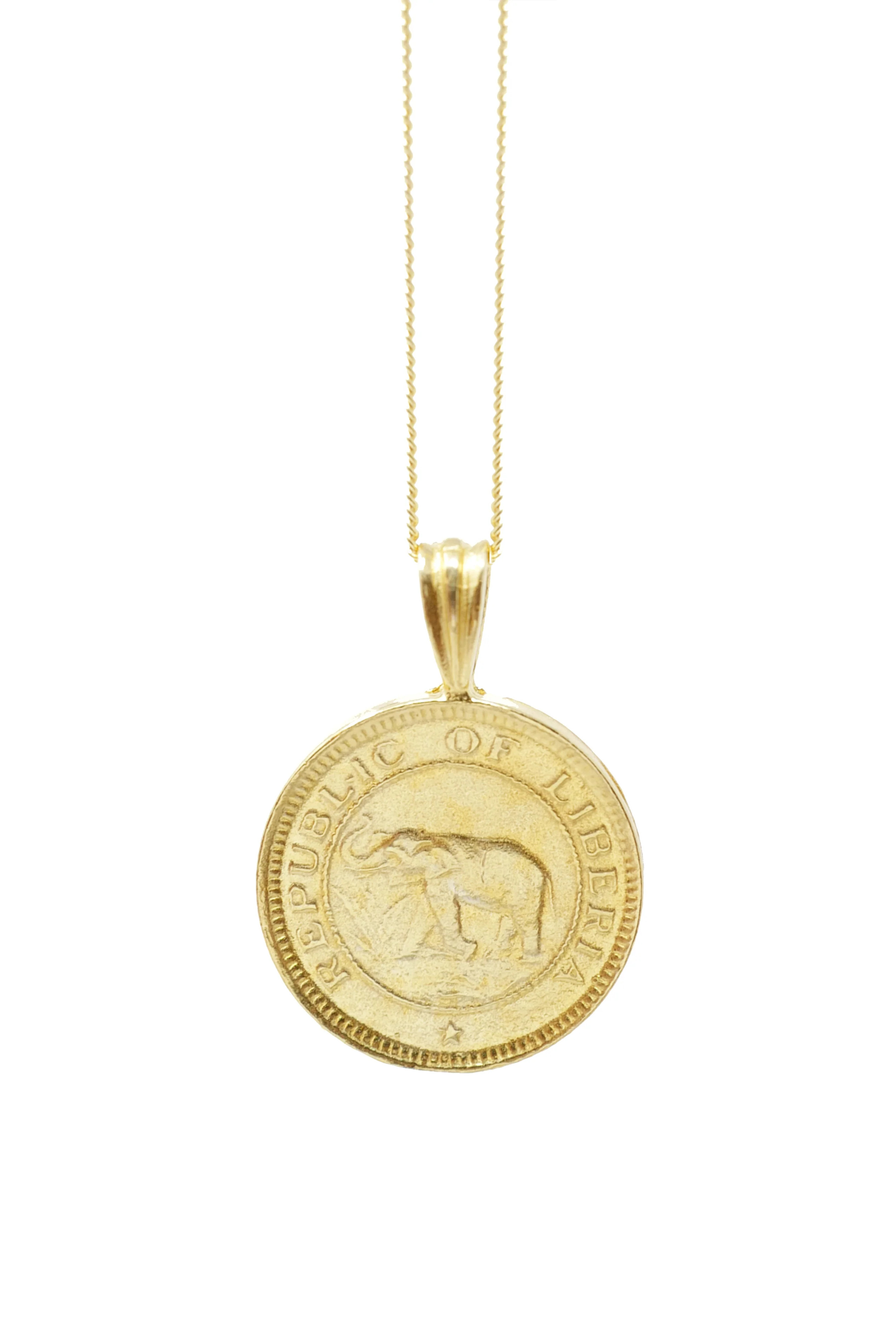 THE LIBERIA Coin Necklace | Omi Woods